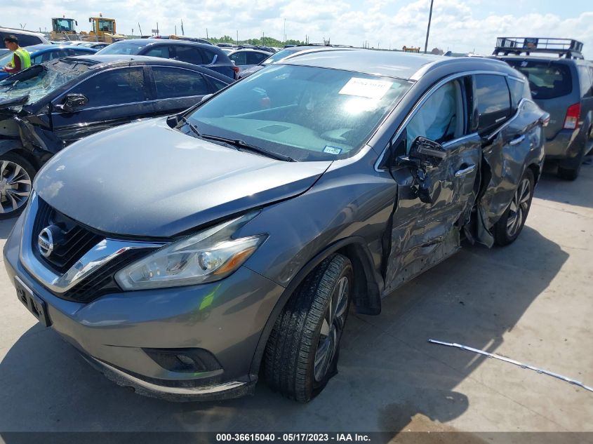 2017 NISSAN MURANO PLATINUM - 5N1AZ2MG1HN125466