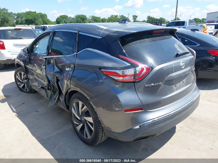 2017 NISSAN MURANO PLATINUM - 5N1AZ2MG1HN125466