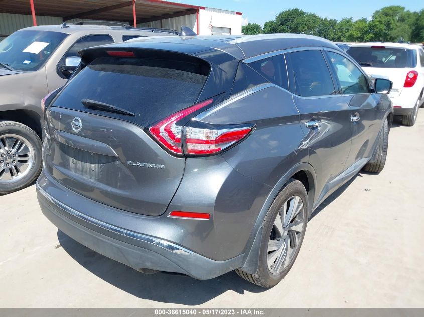 2017 NISSAN MURANO PLATINUM - 5N1AZ2MG1HN125466