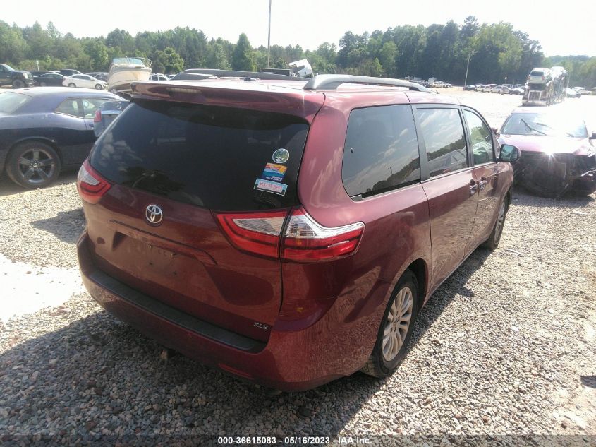2015 TOYOTA SIENNA XLE/XLE AAS/LTD - 5TDYK3DC8FS661123
