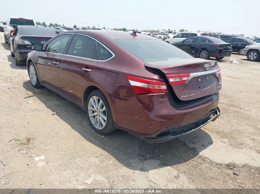 2013 TOYOTA AVALON XLE/LIMITED - 4T1BK1EB4DU072882