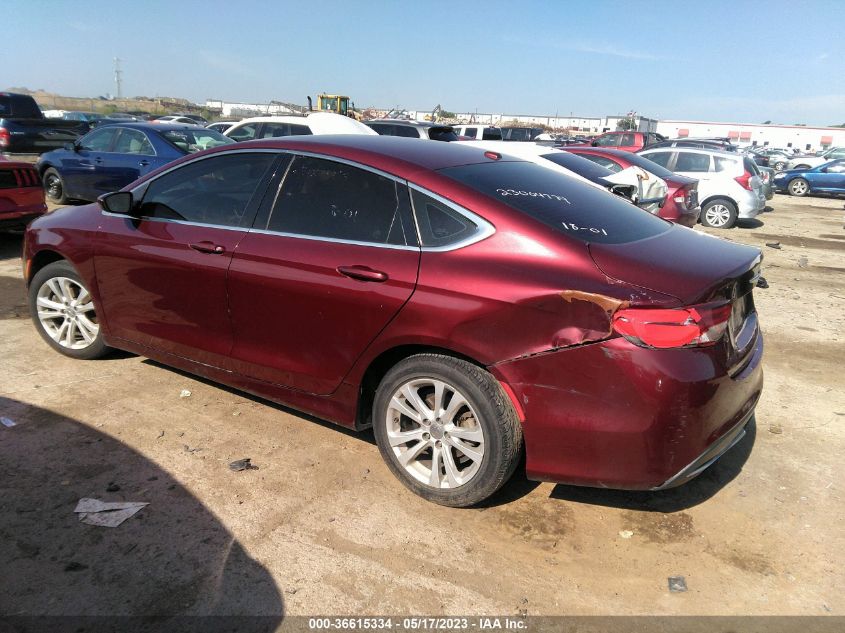2016 CHRYSLER 200 LIMITED - 1C3CCCAB9GN110763