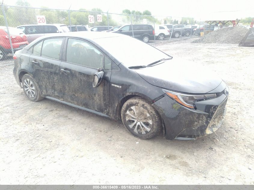 2021 TOYOTA COROLLA HYBRID LE - JTDEAMDE6MJ007907