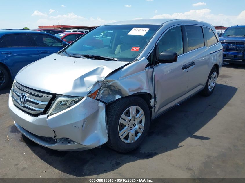 VIN 5FNRL5H29DB054180 2013 HONDA ODYSSEY no.2