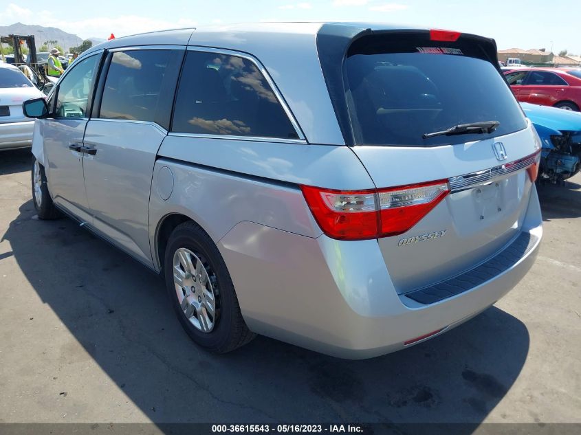 VIN 5FNRL5H29DB054180 2013 HONDA ODYSSEY no.3