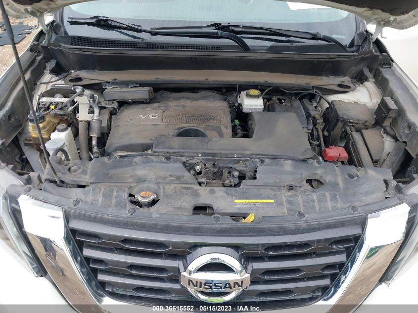 2017 NISSAN PATHFINDER SV - 5N1DR2MN6HC908578