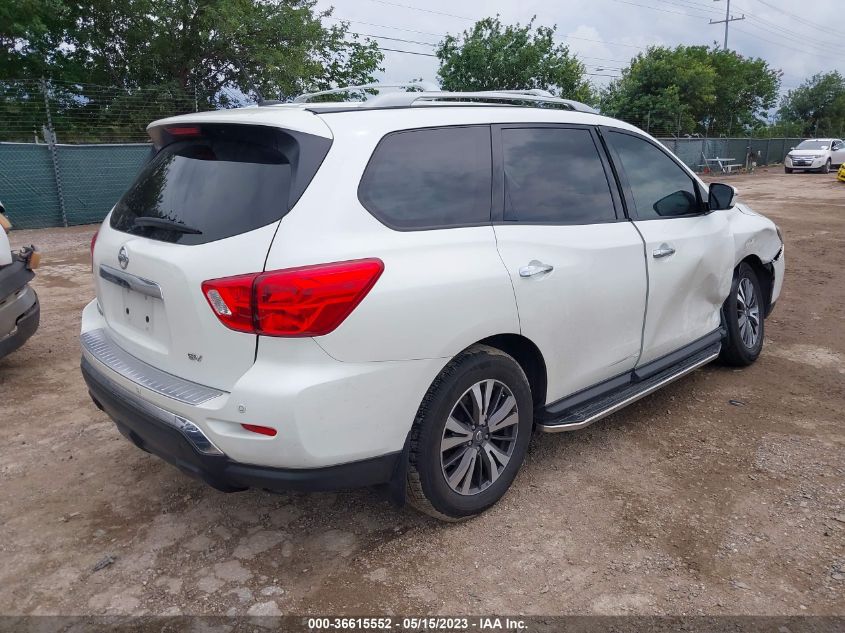 2017 NISSAN PATHFINDER SV - 5N1DR2MN6HC908578
