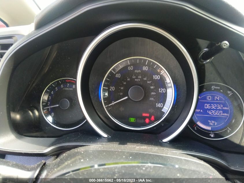 2017 HONDA FIT EX - 3HGGK5G73HM702493