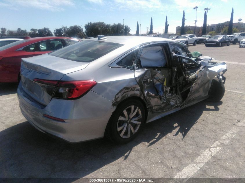 2022 HONDA CIVIC SEDAN LX - 2HGFE2F25NH558883