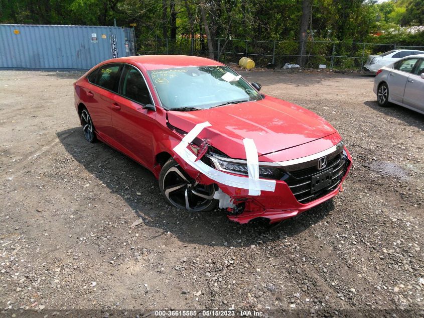 2021 HONDA ACCORD SEDAN SPORT SE - 1HGCV1F45MA048996