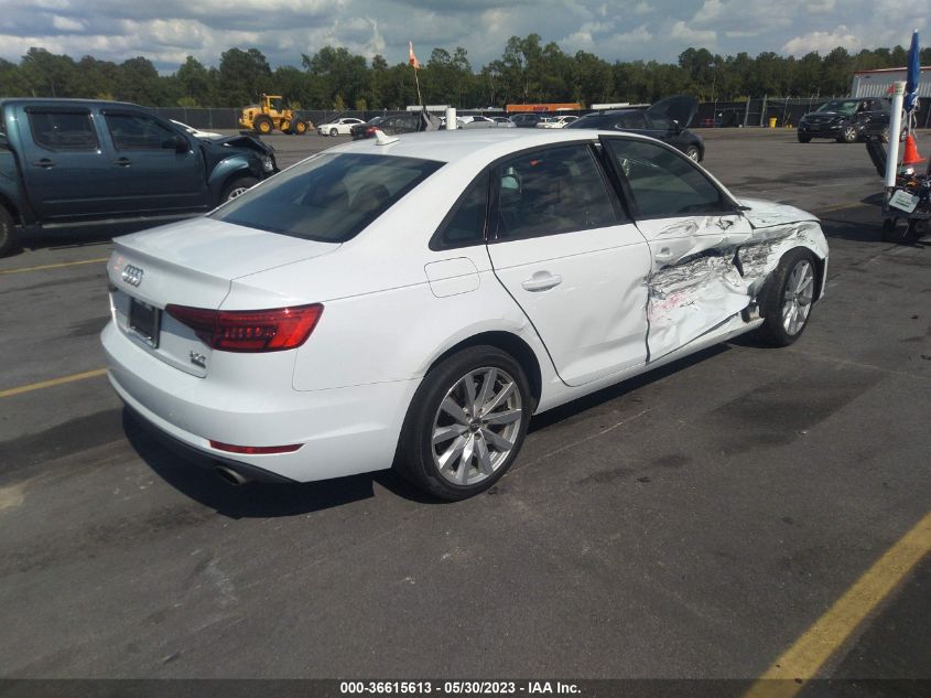 2017 AUDI A4 PREMIUM - WAUANAF47HN065879