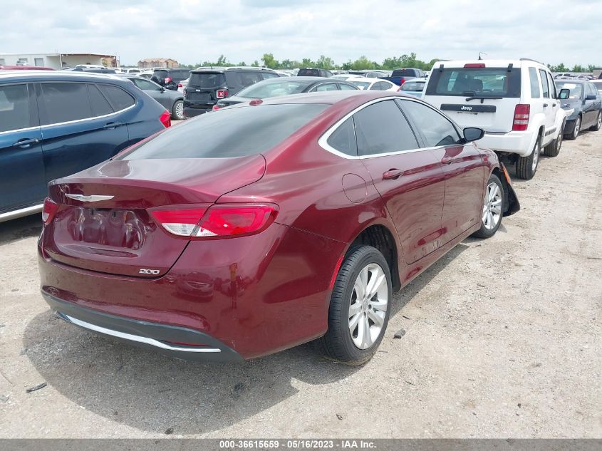 2016 CHRYSLER 200 LIMITED - 1C3CCCAB9GN139938