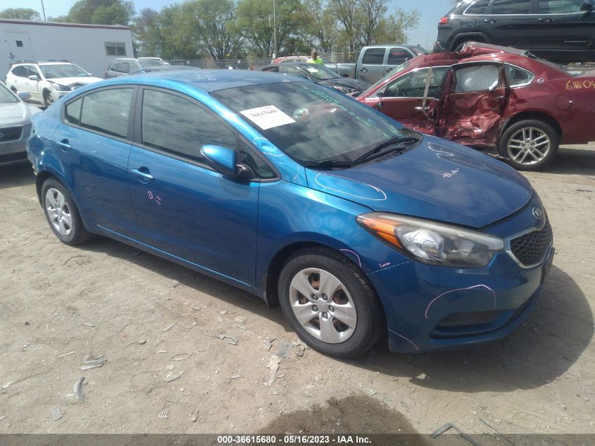 2015 KIA FORTE LX - KNAFX4A65F5302117
