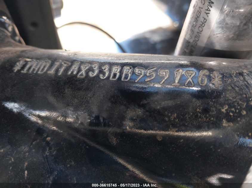 2011 HARLEY-DAVIDSON FLTRUSE 1HD1TA833BB959186