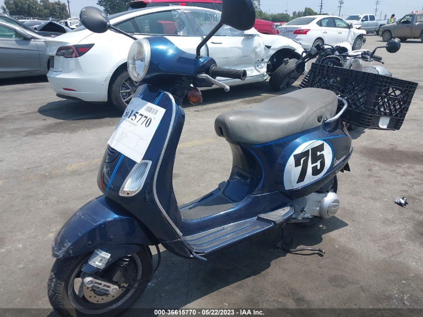 2007 VESPA LX 150 ZAPM448F275009400
