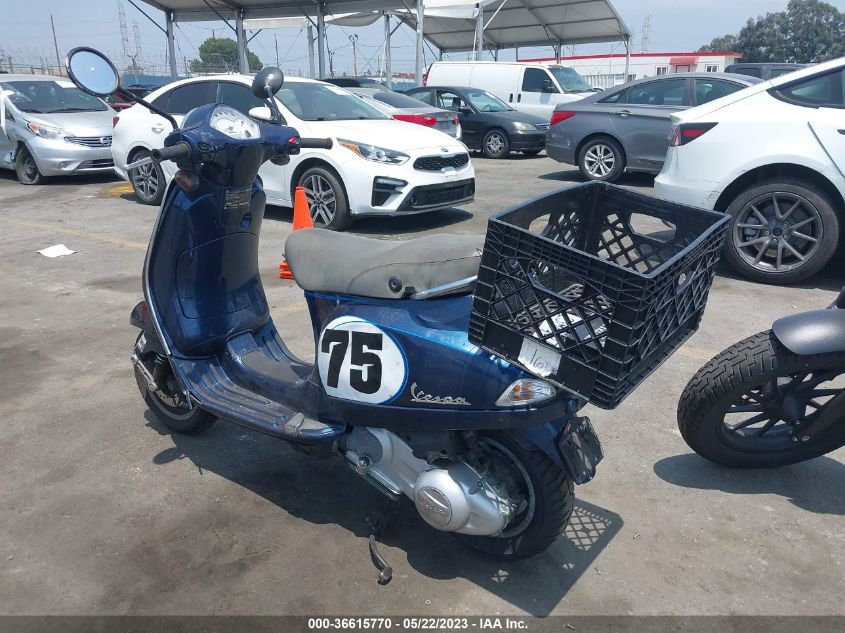 2007 VESPA LX 150 ZAPM448F275009400