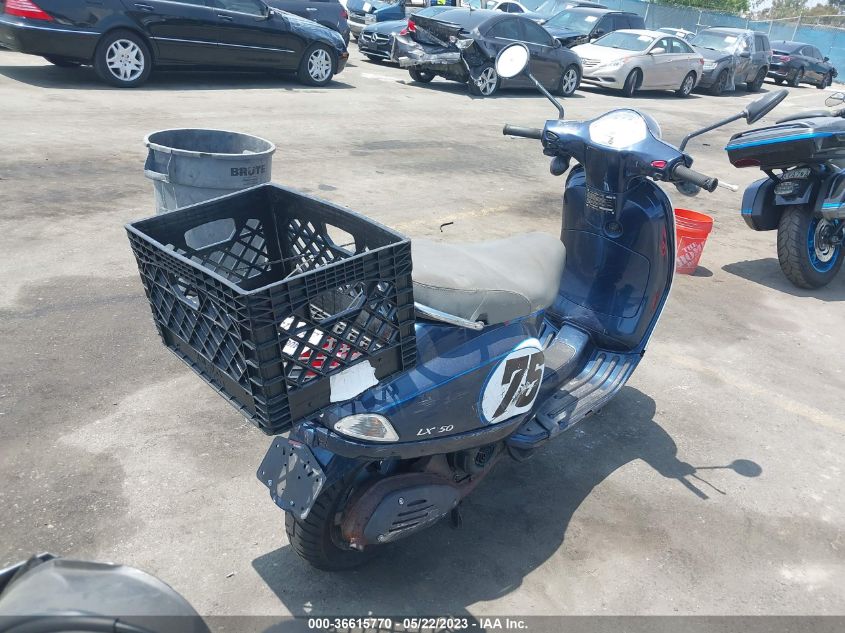 2007 VESPA LX 150 ZAPM448F275009400