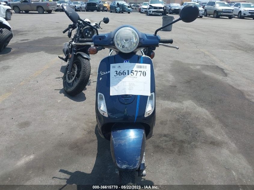 2007 VESPA LX 150 ZAPM448F275009400