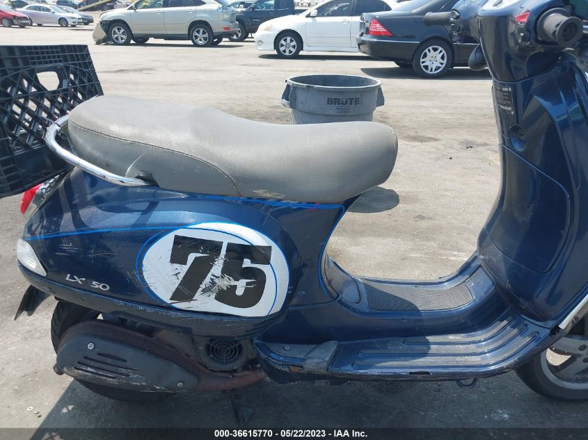 2007 VESPA LX 150 ZAPM448F275009400
