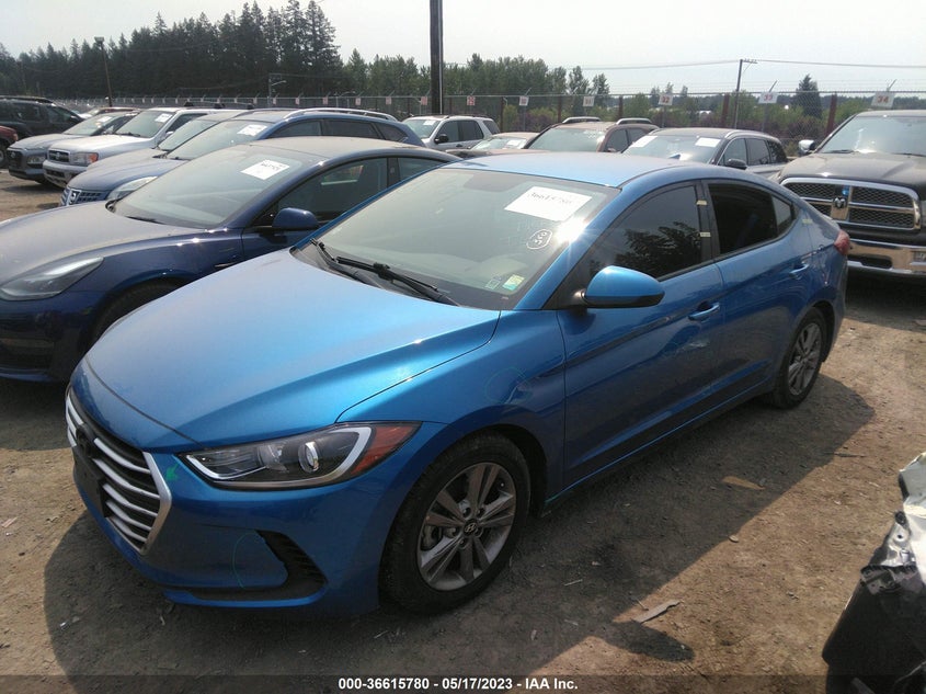 VIN 5NPD84LF3JH340037 2018 HYUNDAI ELANTRA SEL