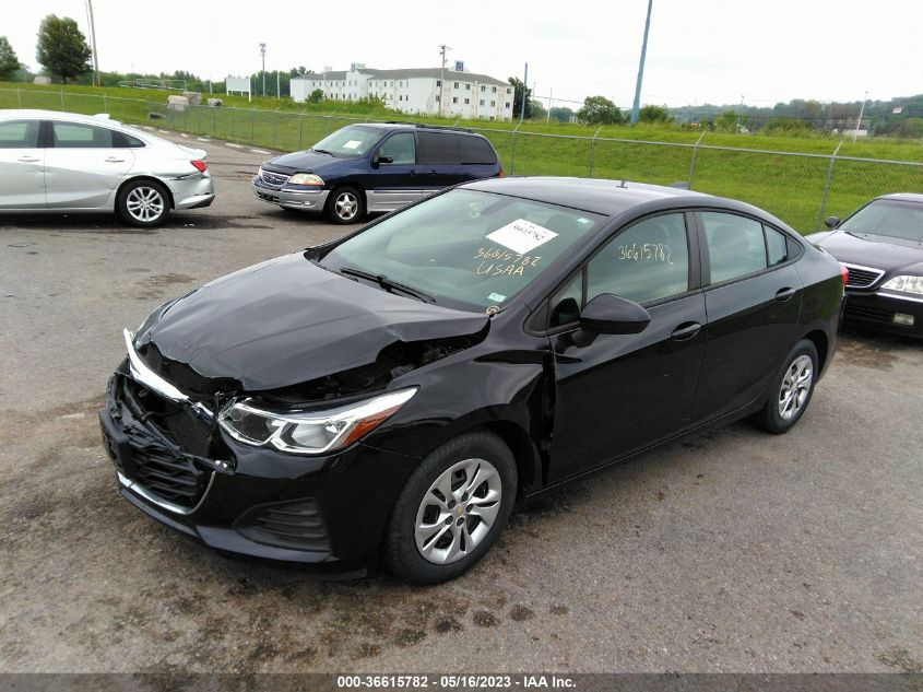 2019 CHEVROLET CRUZE LS - 1G1BC5SMXK7136653