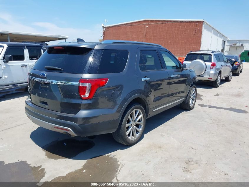 2017 FORD EXPLORER LIMITED - 1FM5K7F83HGD53921