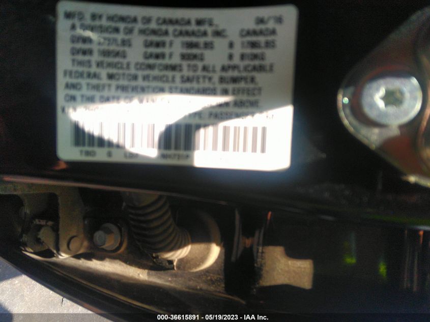 2016 HONDA CIVIC SEDAN EX - 2HGFC2F78GH547994