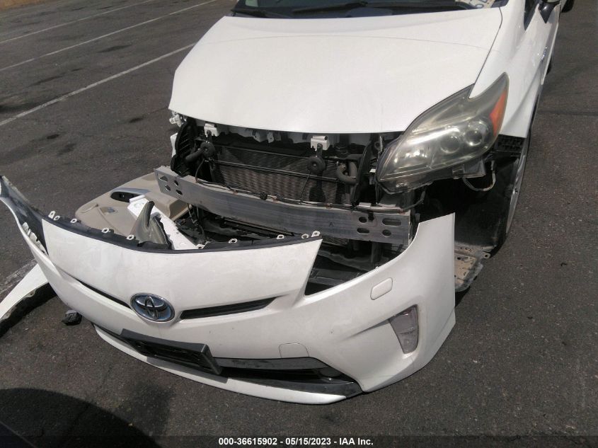 2013 TOYOTA PRIUS ONE/TWO/THREE/FOUR/FIVE - JTDKN3DU9D5586909