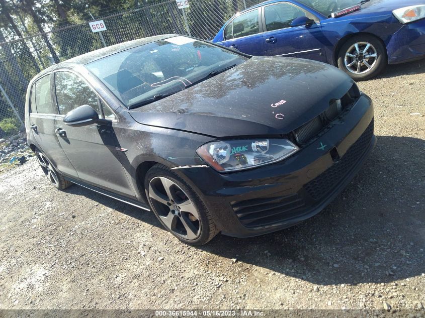 3VW4T7AU2HM050441 VOLKSWAGEN GOLF GTI AUTOBAHN 2017