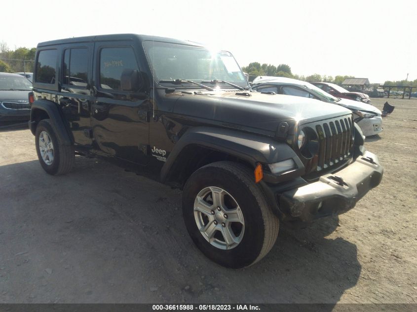 2019 JEEP WRANGLER UNLIMITED SPORT S - 1C4HJXDG5KW558684