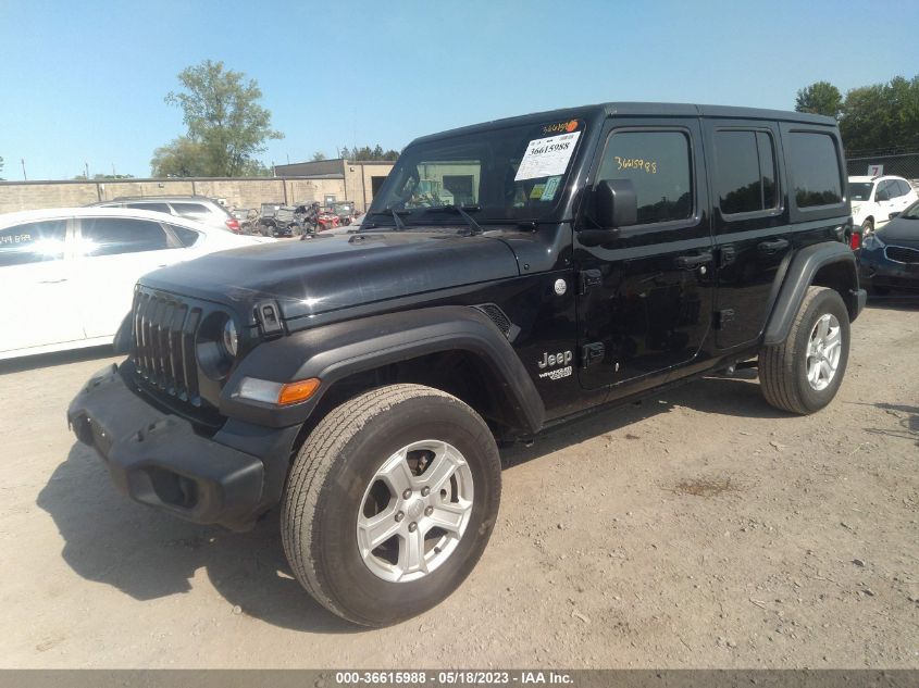 2019 JEEP WRANGLER UNLIMITED SPORT S - 1C4HJXDG5KW558684