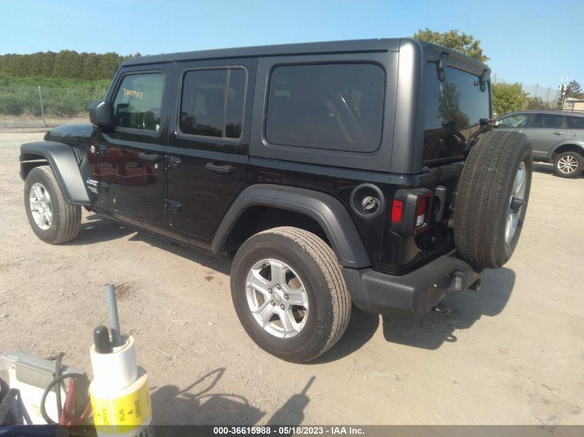 2019 JEEP WRANGLER UNLIMITED SPORT S - 1C4HJXDG5KW558684