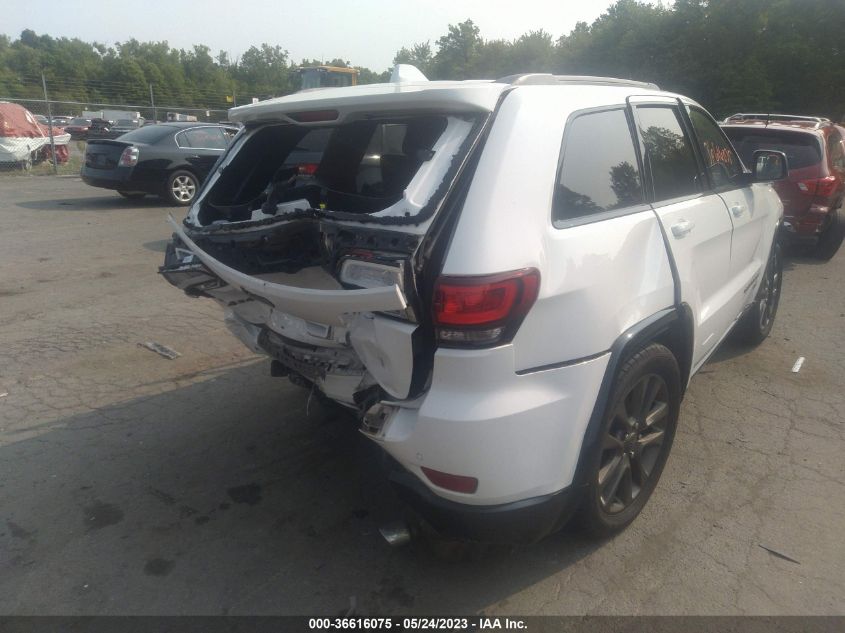 2016 JEEP GRAND CHEROKEE LIMITED 75TH ANNIVERSARY - 1C4RJFBG8GC360661
