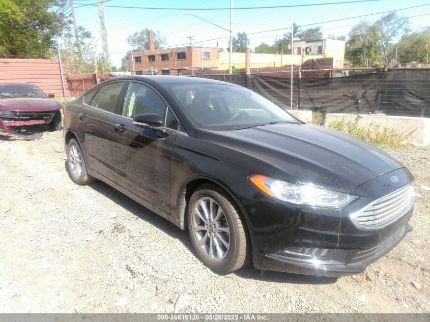 2017 FORD FUSION SE - 3FA6P0HD5HR291917