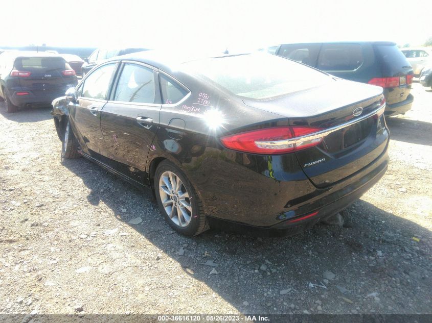 2017 FORD FUSION SE - 3FA6P0HD5HR291917