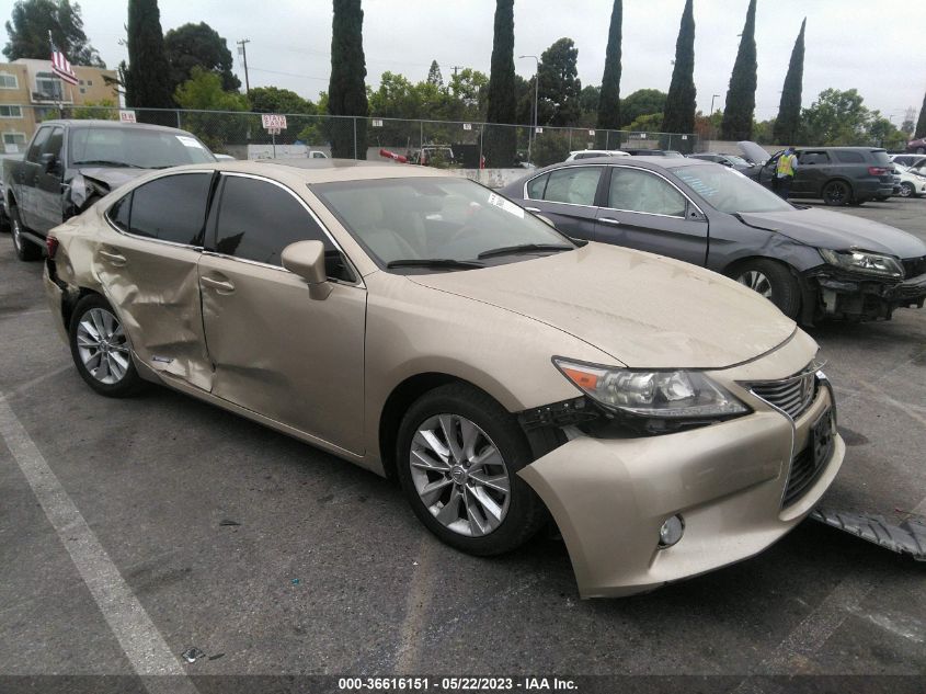 2013 LEXUS ES 300H HYBRID - JTHBW1GG2D2015995
