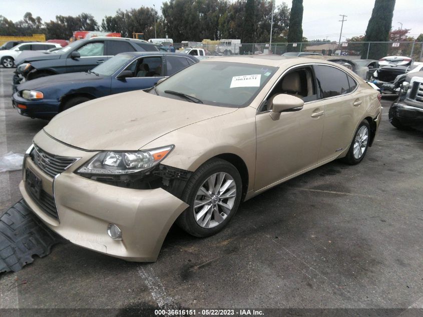 2013 LEXUS ES 300H HYBRID - JTHBW1GG2D2015995