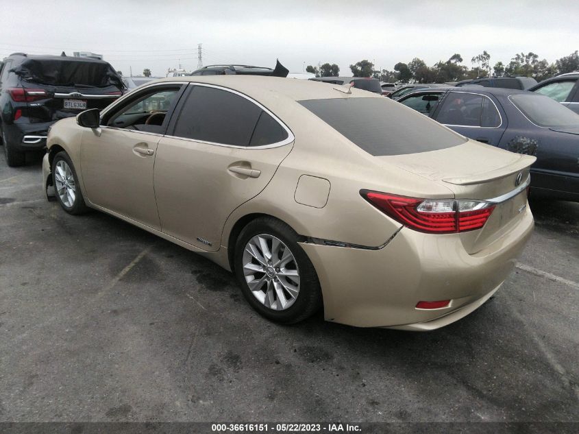 2013 LEXUS ES 300H HYBRID - JTHBW1GG2D2015995