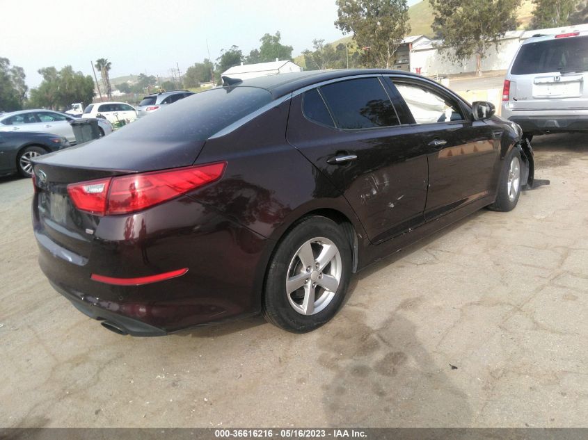 2015 KIA OPTIMA EX - 5XXGN4A75FG484760