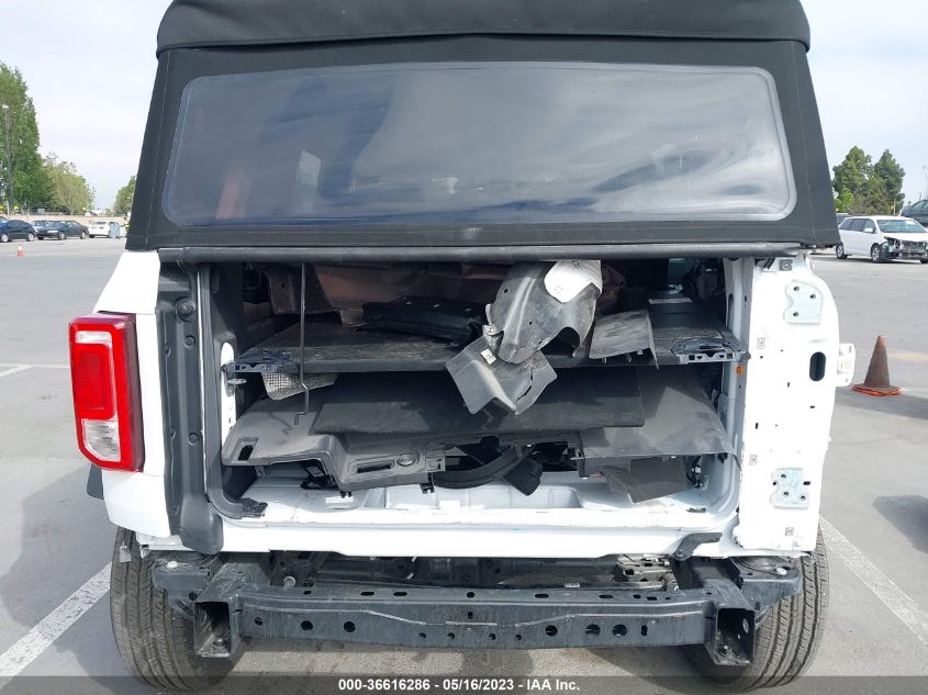 2022 FORD BRONCO BASE/BIG BEND - 1FMDE5BH6NLB60002