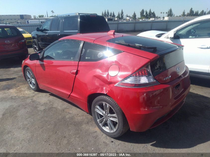 2013 HONDA CR-Z EX - JHMZF1D6XDS002261