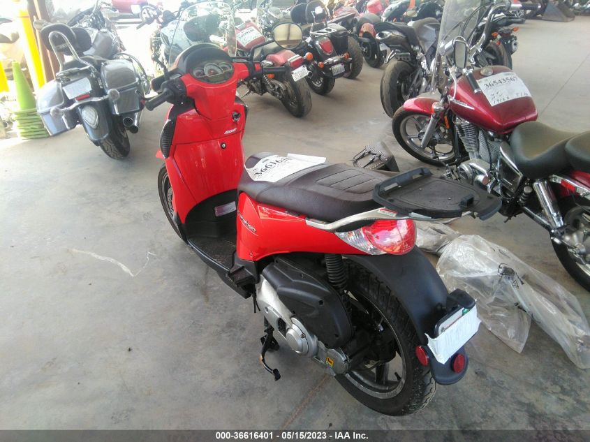 2009 APRILIA SCARABEO 200 ZD4RBC0099J001078