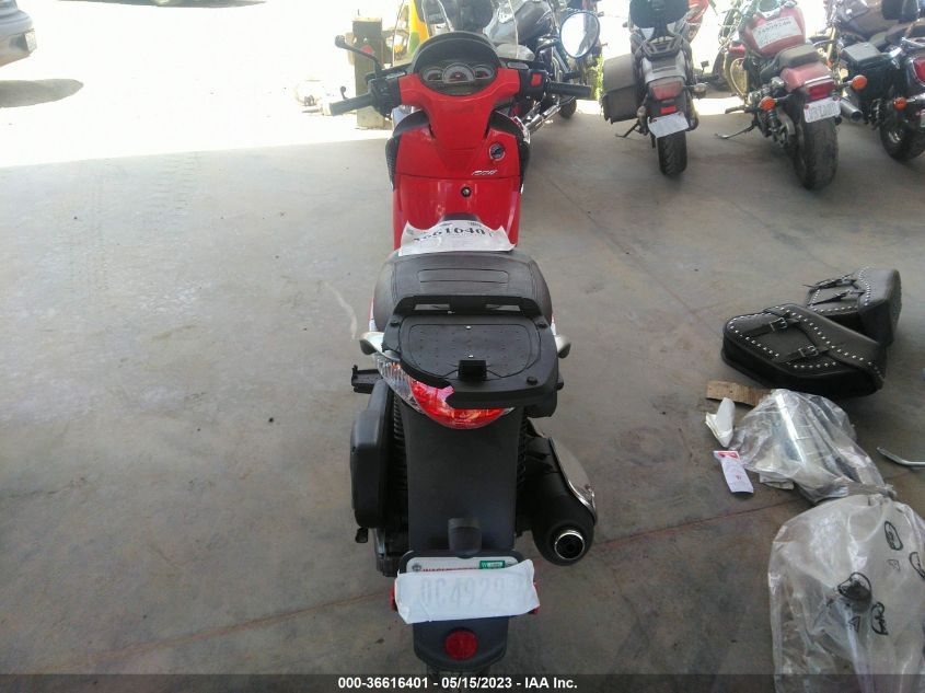 2009 APRILIA SCARABEO 200 ZD4RBC0099J001078