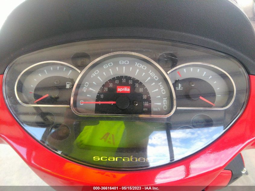 2009 APRILIA SCARABEO 200 ZD4RBC0099J001078
