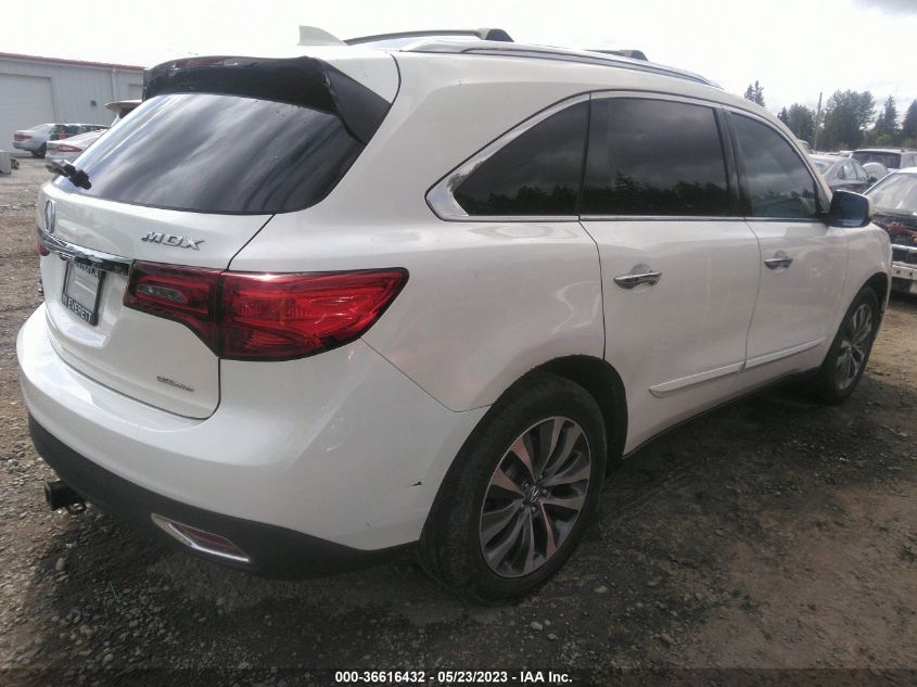 2016 ACURA MDX W/TECH/W/TECH - 5FRYD4H41GB048395