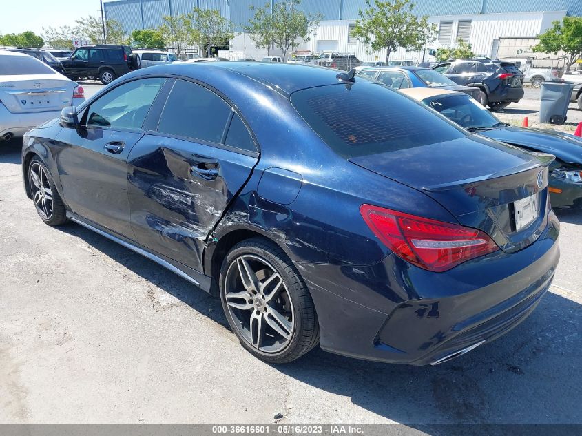 2018 MERCEDES-BENZ CLA CLA 250 - WDDSJ4EBXJN606052