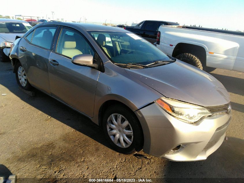 2015 TOYOTA COROLLA LE ECO - 5YFBPRHE3FP264353