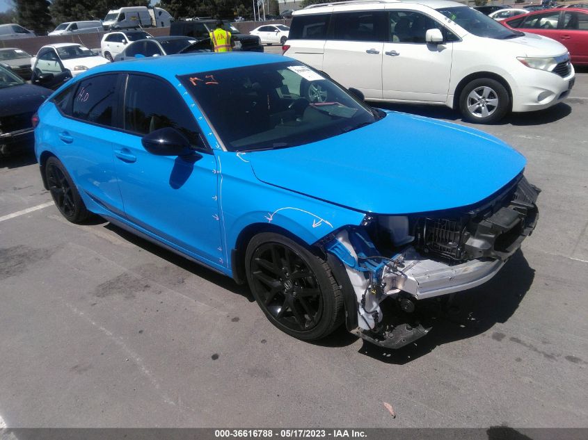 2022 HONDA CIVIC HATCHBACK SPORT - 19XFL2H81NE005472