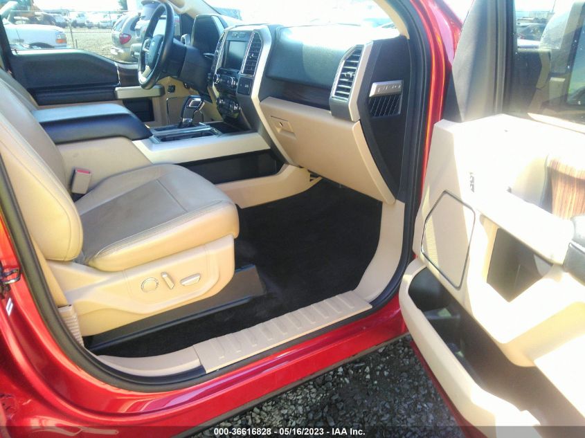 2015 FORD F-150 LARIAT - 1FTEW1EG6FKE22643