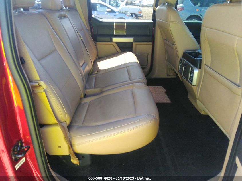 2015 FORD F-150 LARIAT - 1FTEW1EG6FKE22643